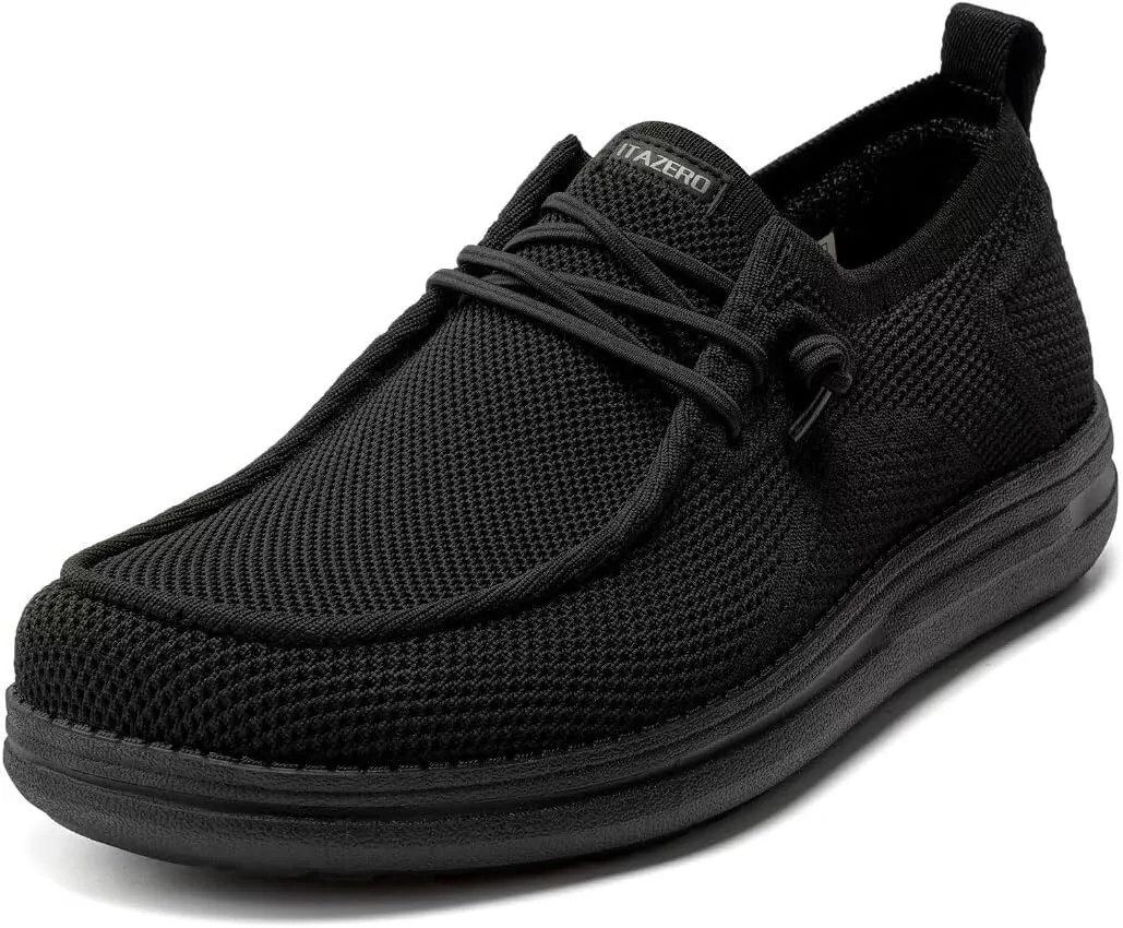 1TAZERO Wide-Shoes for Men - Toe-Box Walking Shoes with Arch Support