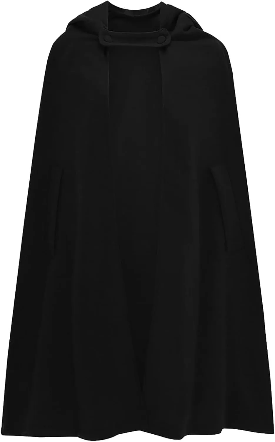 2024 Fall Fashion Windproof Hooded Women Open Front Cardigan Long Poncho Cape Coat Winter Cloak Trench Jackets