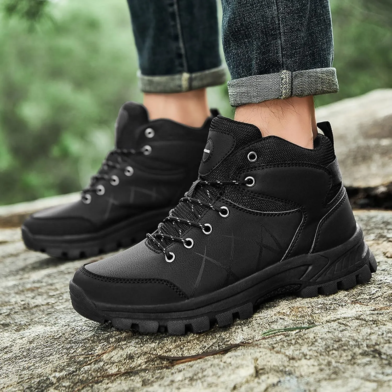 2025 New Men's Season Border Large Size Outdoor Mountaineering Thickening Non Slip Comfortable Sneaker for Men