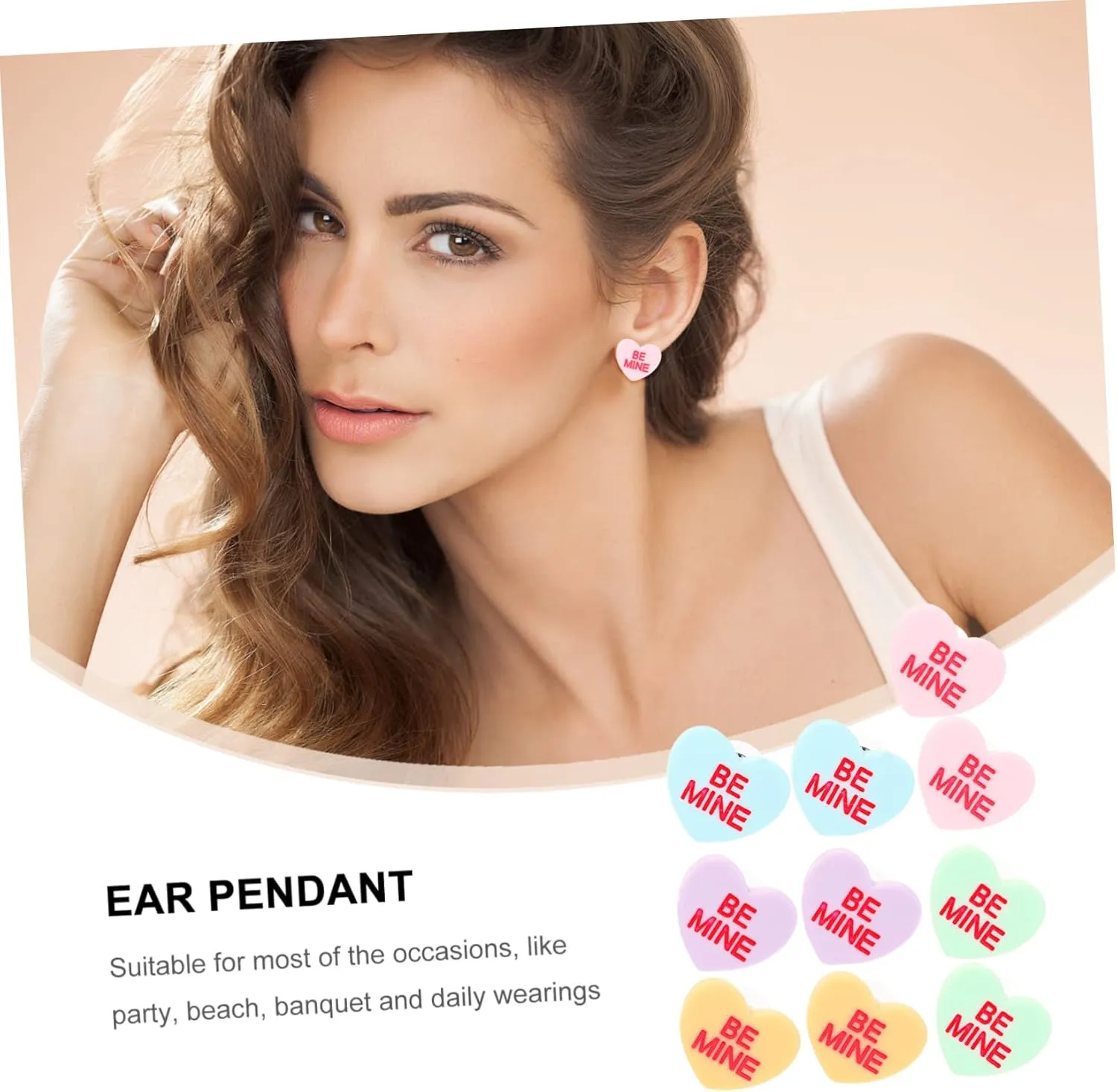 5 Pairs Small Love Earrings Fashion Earrings for Women Boutique Earrings for Women Earrings Studs for