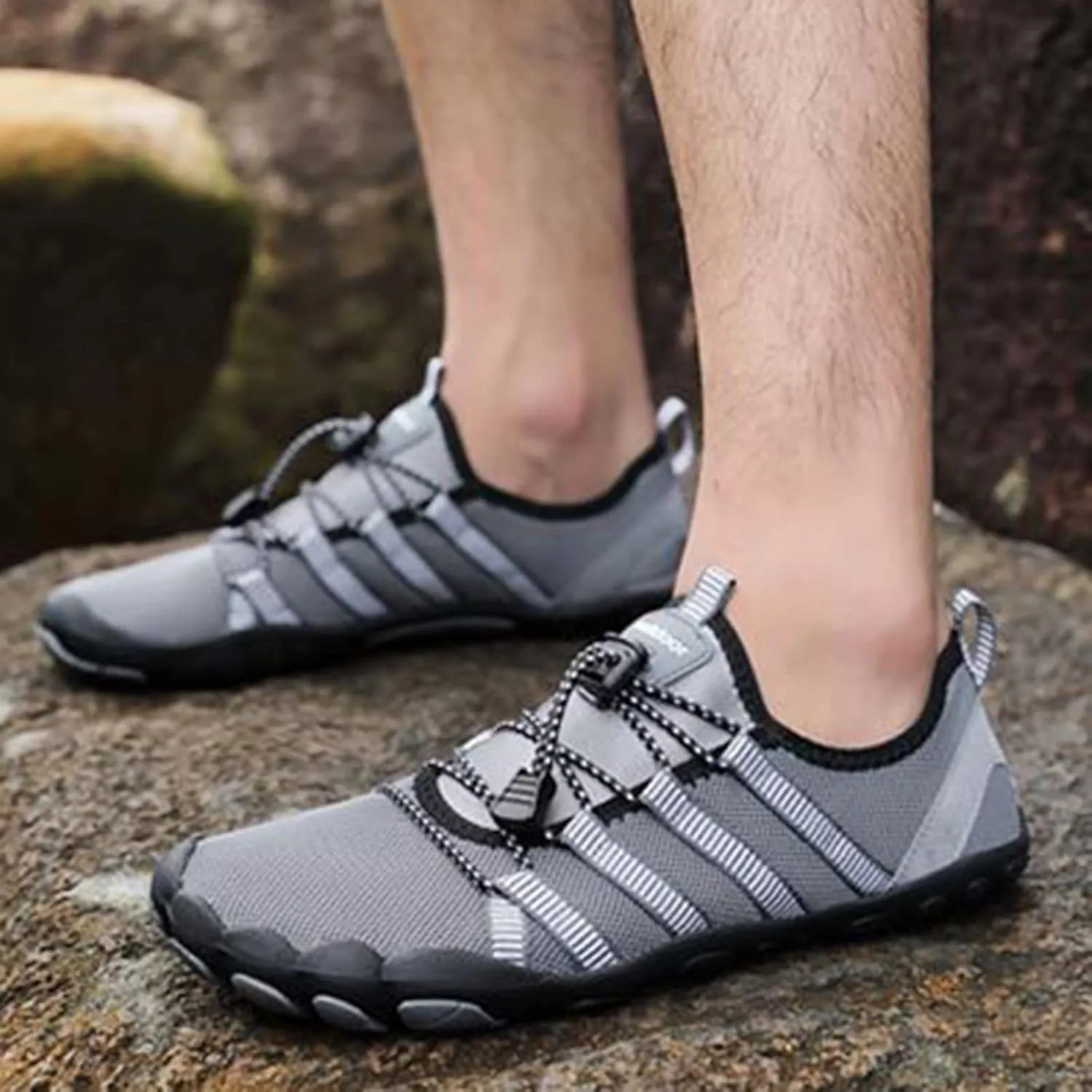 Adult Water Shoes Men Size 10.5 Barefoot Aqua Yoga Socks Quick Dry Barefoot for Pool Beach Surf Walking Water Park