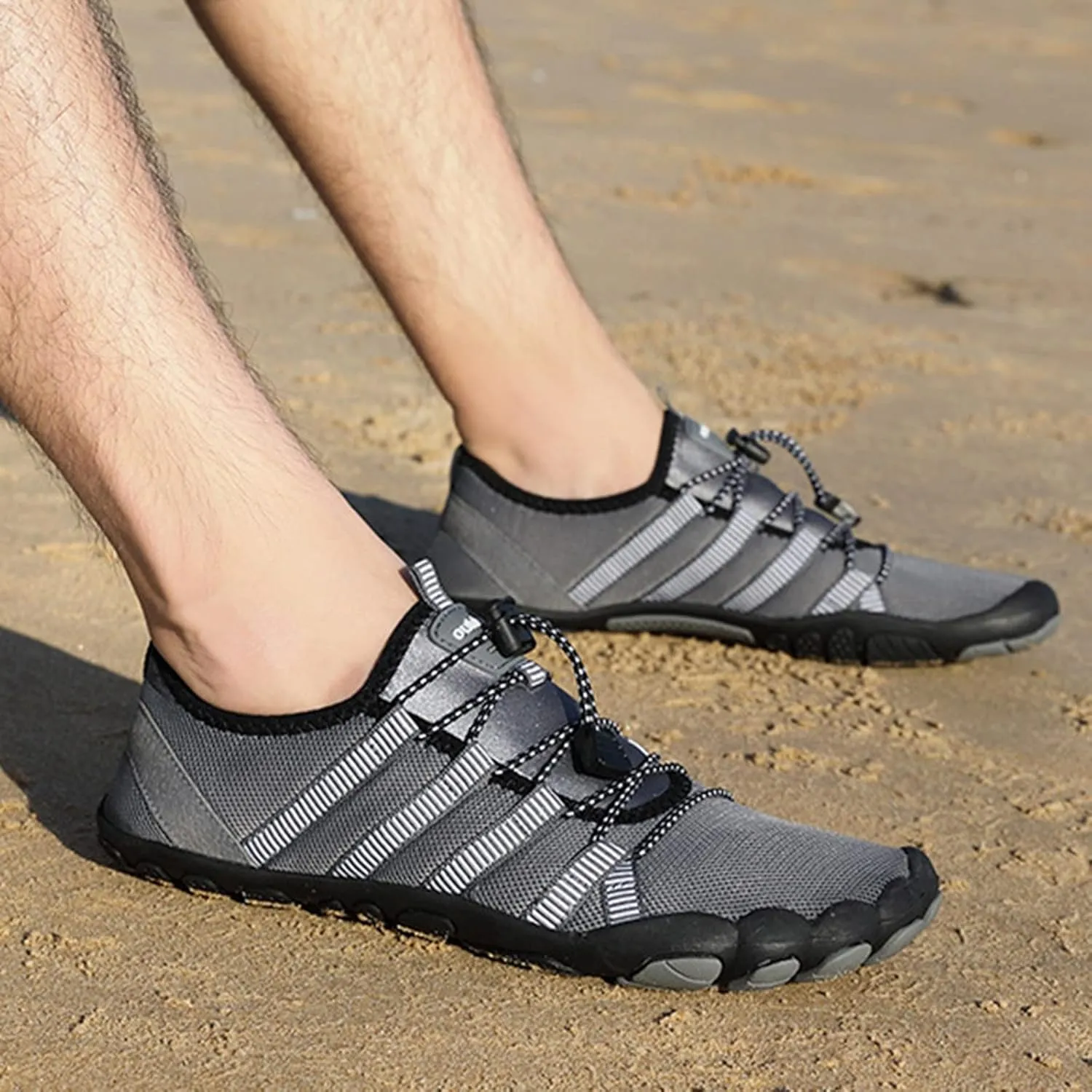 Adult Water Shoes Men Size 10.5 Barefoot Aqua Yoga Socks Quick Dry Barefoot for Pool Beach Surf Walking Water Park