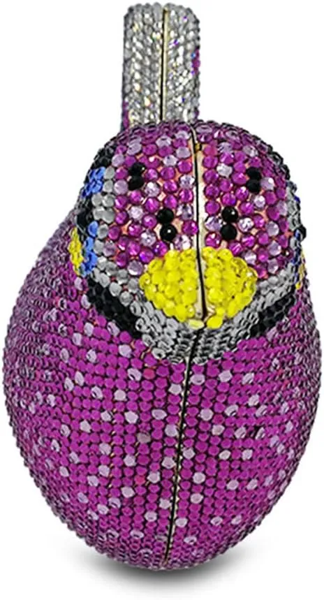 Animal Bird Women Crystal Bag Wedding Clutch Bag Purse Rhinestone Evening Bag Party Handbag