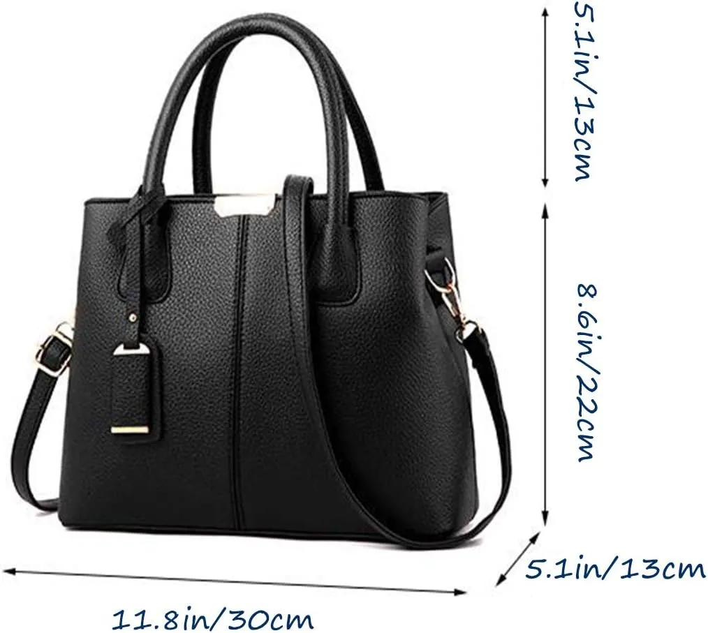Backpack Tote Hobo PU Leather for Women Clutches Shoulder Crossbody Bags Satchels with Hardware
