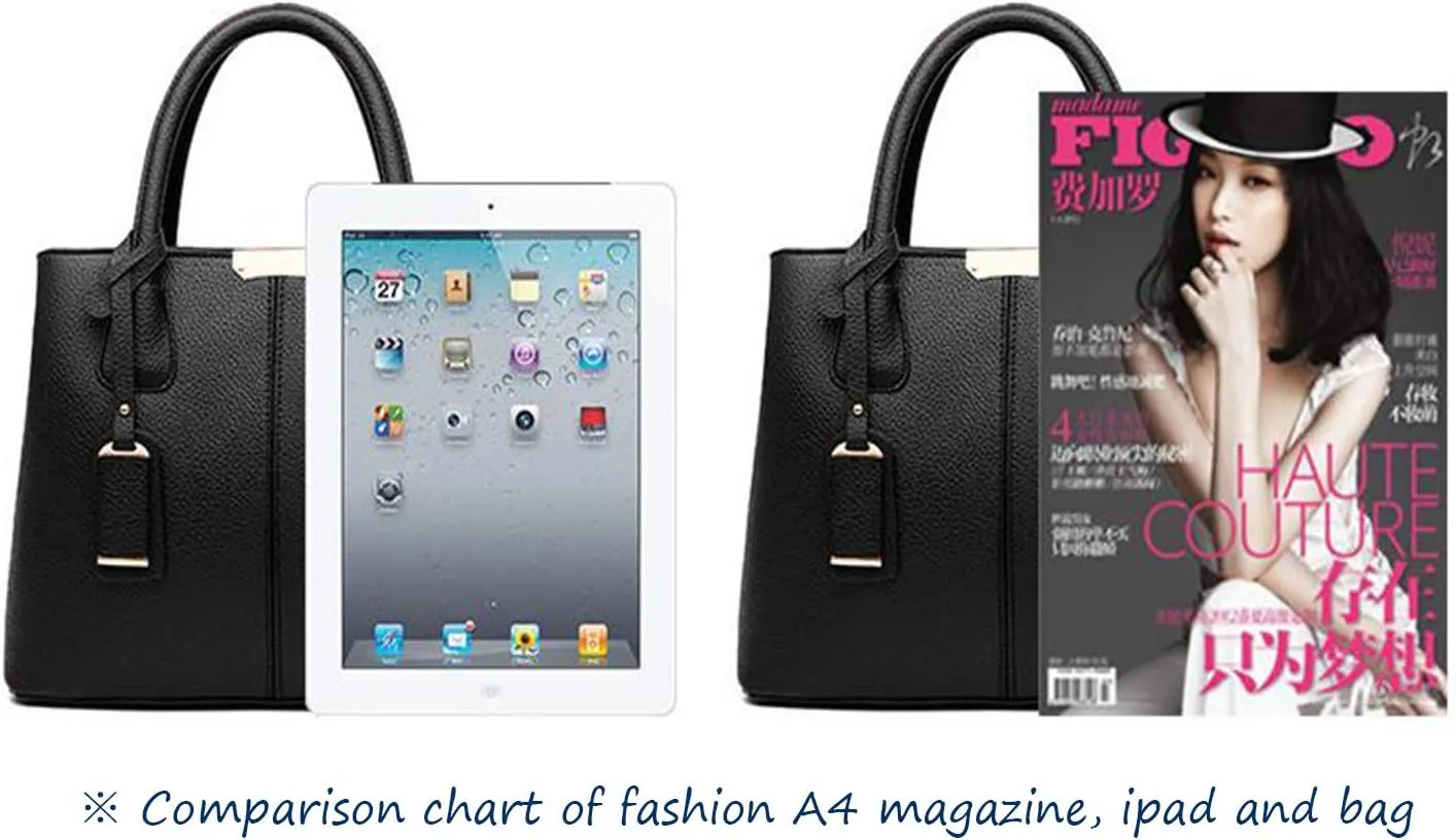 Backpack Tote Hobo PU Leather for Women Clutches Shoulder Crossbody Bags Satchels with Hardware