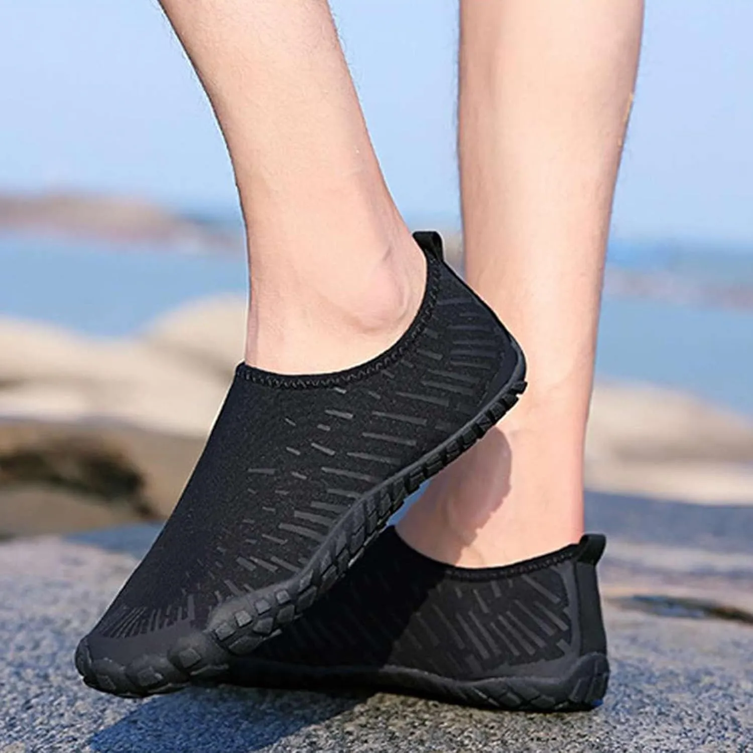 Barefoot Water Shoes Quick Dry Aqua Socks for Beach Swim Pool Surf Yoga Hiking Kayaking Lightweight Non Slip Athletic Outdoor Activities