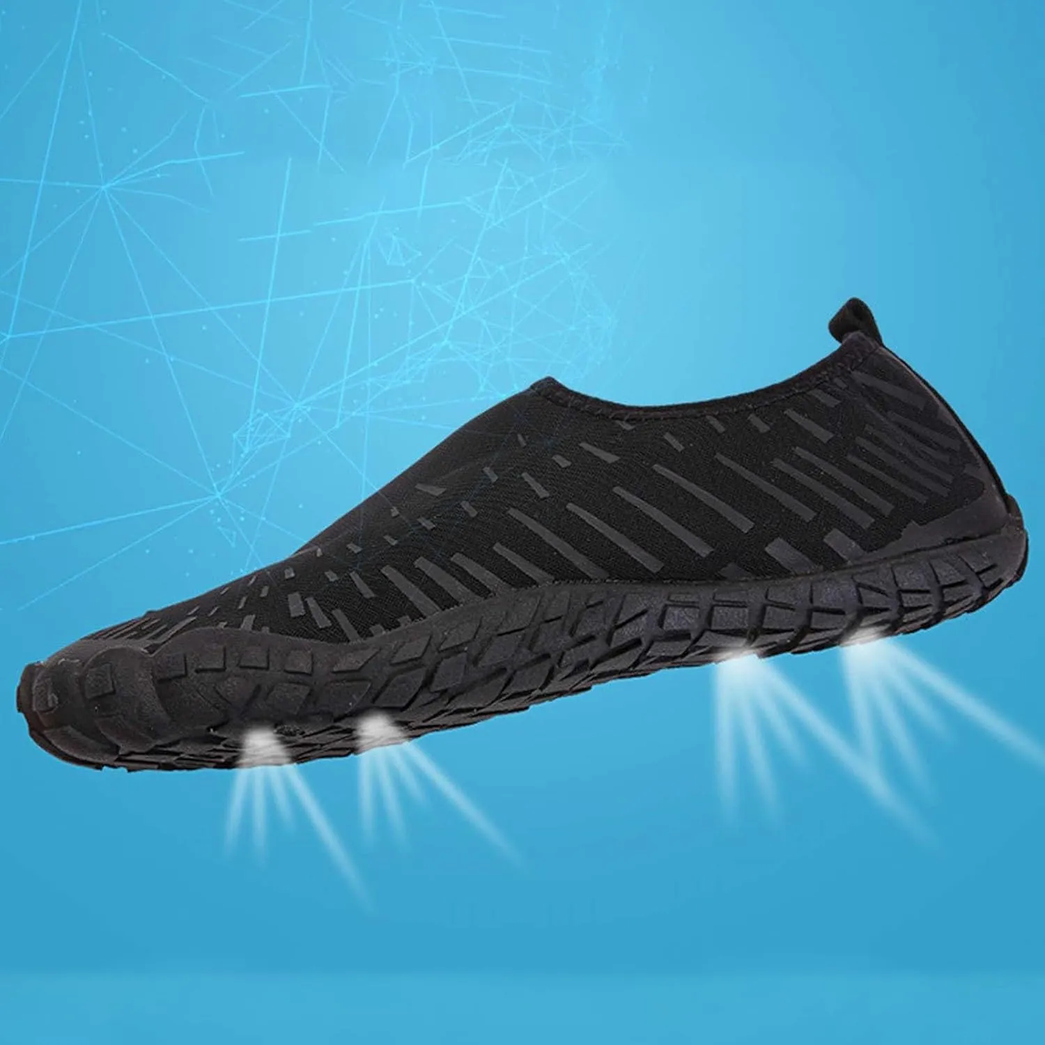 Barefoot Water Shoes Quick Dry Aqua Socks for Beach Swim Pool Surf Yoga Hiking Kayaking Lightweight Non Slip Athletic Outdoor Activities
