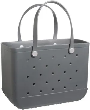 Beach Bag Rubber Tote Bag - Waterproof and Sandproof Tote Bags Outdoor Portable Handbag for Sports