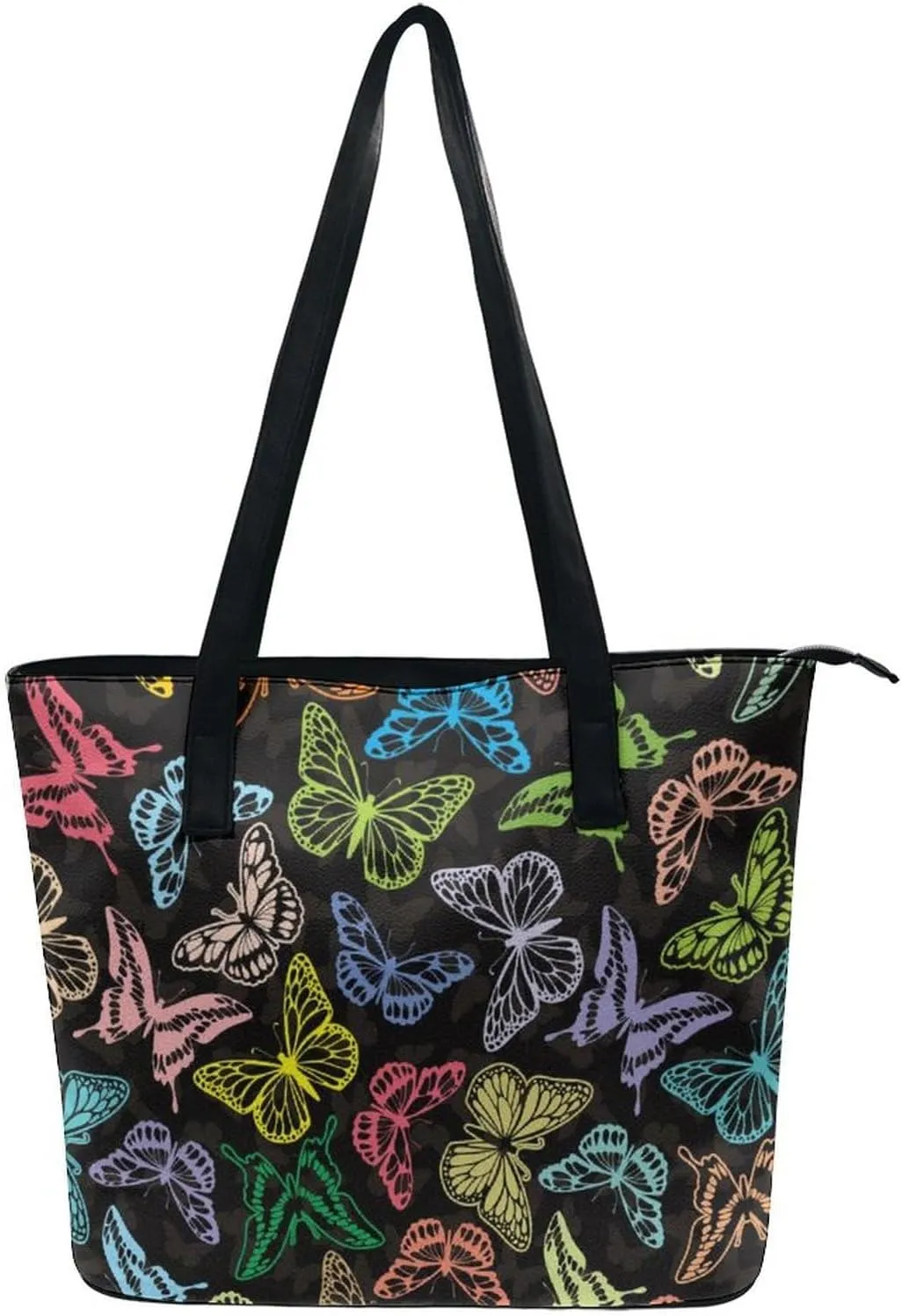 Beach Shoulder Bag for Women Large Shoulder Bag, Foldable PU Leather Shoulder Handbags for Travel Vacation Picnic