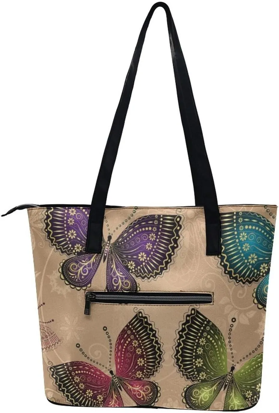 Beach Shoulder Bag for Women Large Shoulder Bag, Foldable PU Leather Shoulder Handbags for Travel Vacation Picnic