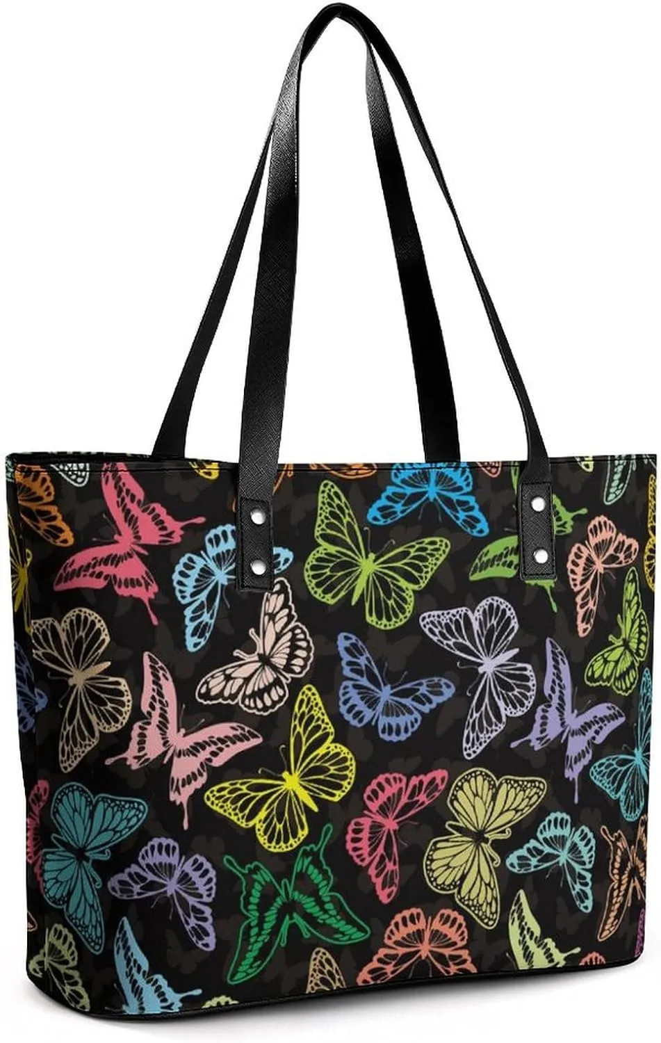 Beach Shoulder Bag for Women Large Shoulder Bag, Foldable PU Leather Shoulder Handbags for Travel Vacation Picnic