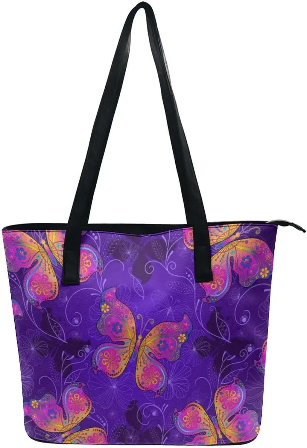 Beach Shoulder Bag for Women Large Shoulder Bag, Foldable PU Leather Shoulder Handbags for Travel Vacation Picnic