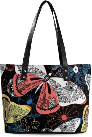 Beach Shoulder Bag for Women Large Shoulder Bag, Foldable PU Leather Shoulder Handbags for Travel Vacation Picnic