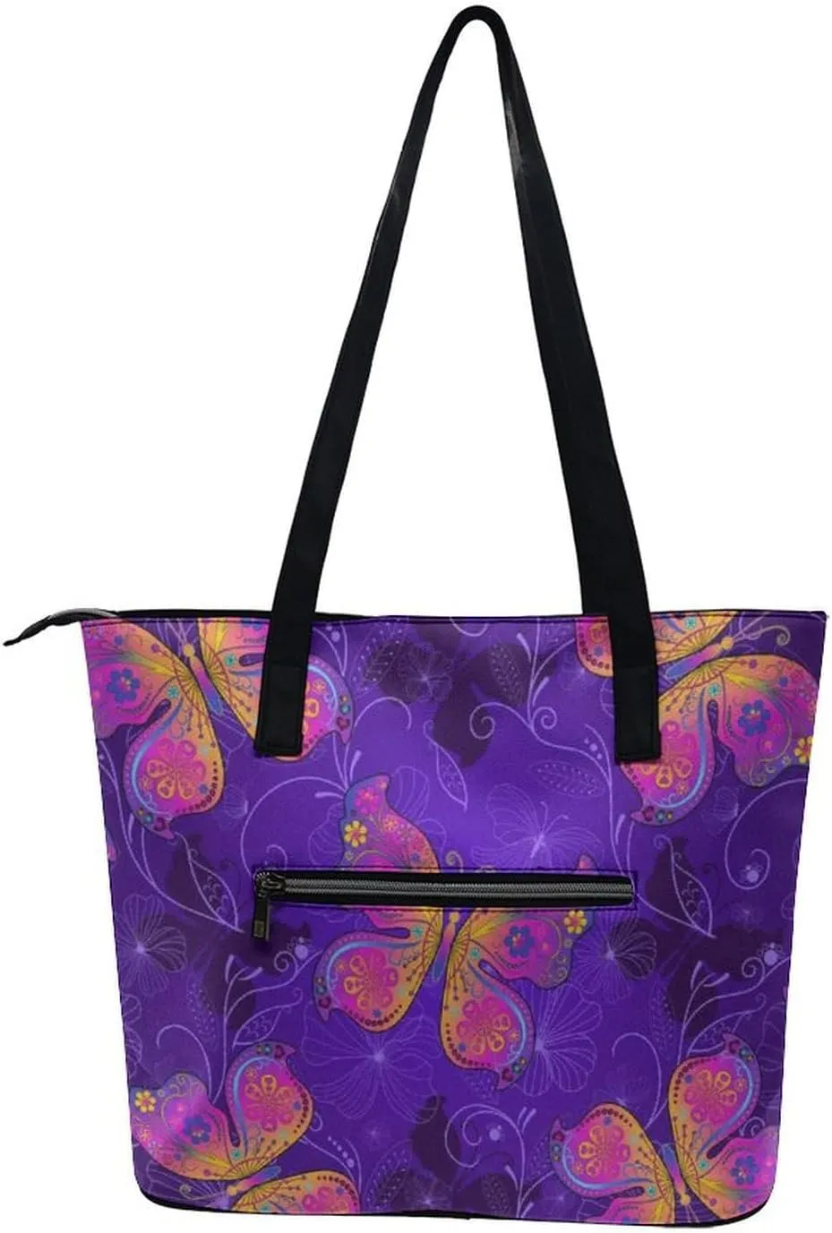 Beach Shoulder Bag for Women Large Shoulder Bag, Foldable PU Leather Shoulder Handbags for Travel Vacation Picnic