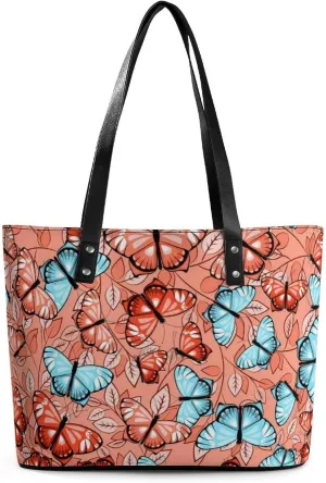 Beach Shoulder Bag for Women Large Shoulder Bag, Foldable PU Leather Shoulder Handbags for Travel Vacation Picnic