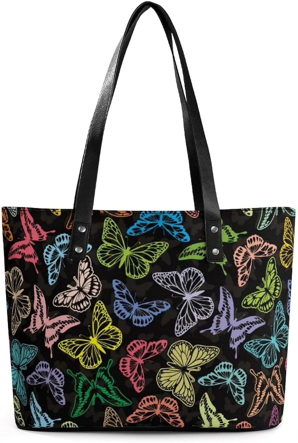 Beach Shoulder Bag for Women Large Shoulder Bag, Foldable PU Leather Shoulder Handbags for Travel Vacation Picnic