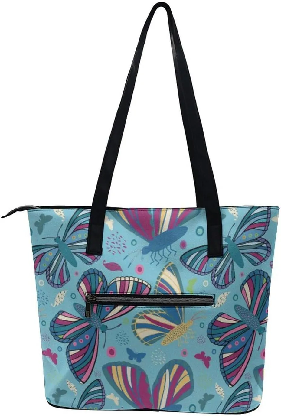 Beach Shoulder Bag for Women Large Shoulder Bag, Foldable PU Leather Shoulder Handbags for Travel Vacation Picnic