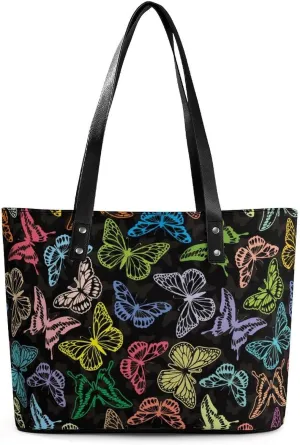 Beach Shoulder Bag for Women Large Shoulder Bag, Foldable PU Leather Shoulder Handbags for Travel Vacation Picnic