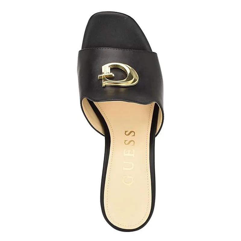 Black Slide Heels