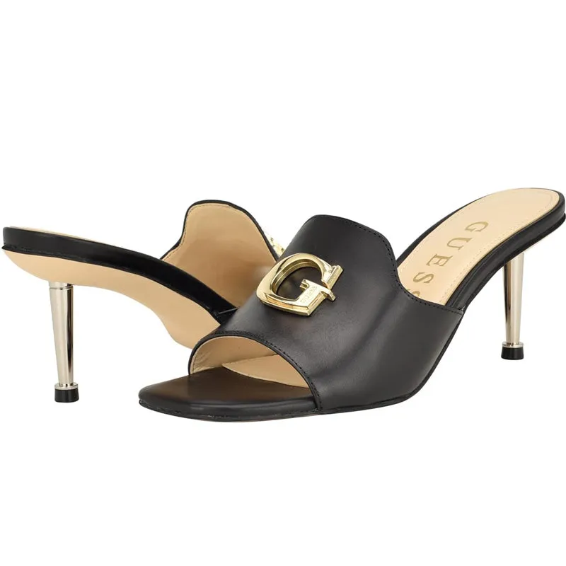 Black Slide Heels