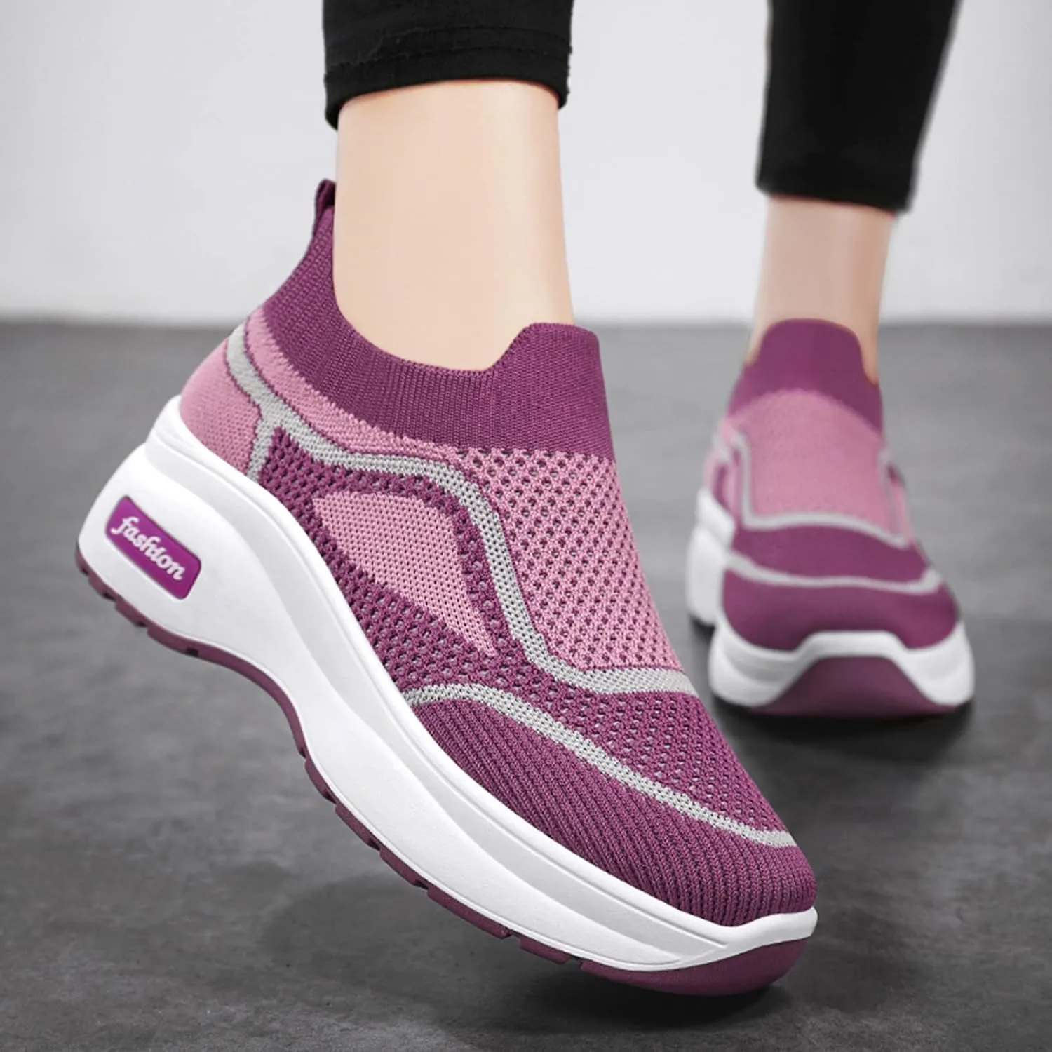 Black Slip Ons Women Sneakers Zapatos para Trabajo De Mujer Black Shoes Women Dressy Flats Womens Sneakers Size 6.5 Wide Women Work Shoes Slip On Non Slip Black Size 10 Wide Width