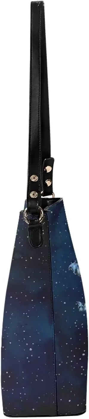 Bucket Purse with Adjustable Strap Womens Leather Tote Bag Travel Totes