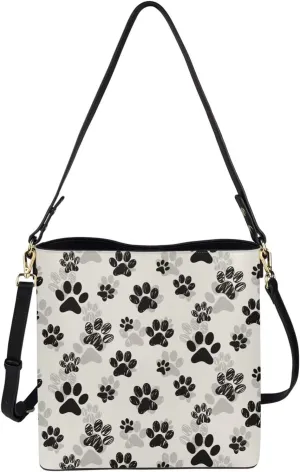 Bucket Purse with Adjustable Strap Womens Leather Tote Bag Travel Totes