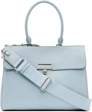 Calvin Klein Becky Tote Bag  2 in 1, Vegan Leather, Monogram, 3 Pockets