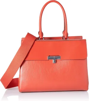 Calvin Klein Becky Tote Bag  2 in 1, Vegan Leather, Monogram, 3 Pockets