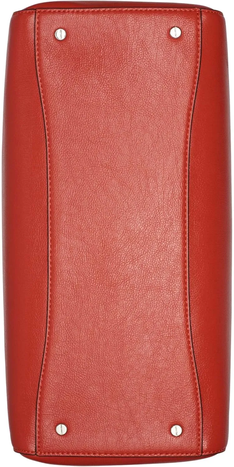 Calvin Klein Becky Tote Bag  2 in 1, Vegan Leather, Monogram, 3 Pockets