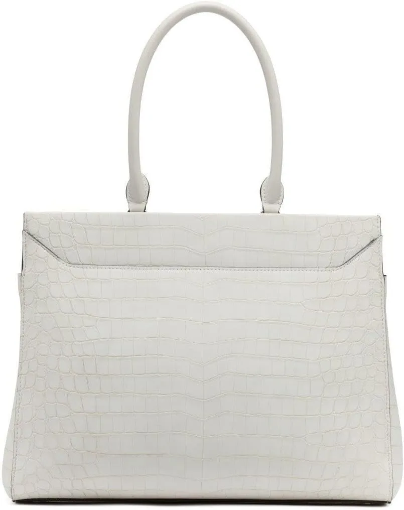 Calvin Klein Becky Tote Bag  2 in 1, Vegan Leather, Monogram, 3 Pockets