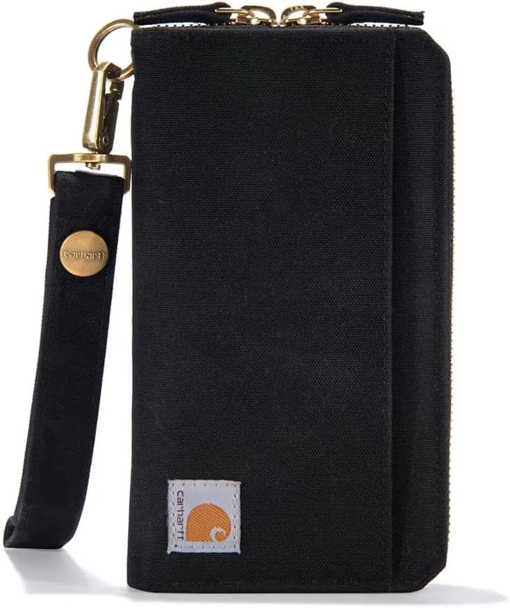 Carhartt Casual Canvas Lay Flat Clutch Wallets for Women