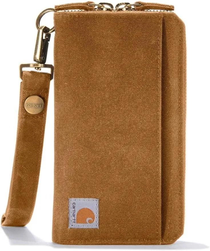 Carhartt Casual Canvas Lay Flat Clutch Wallets for Women