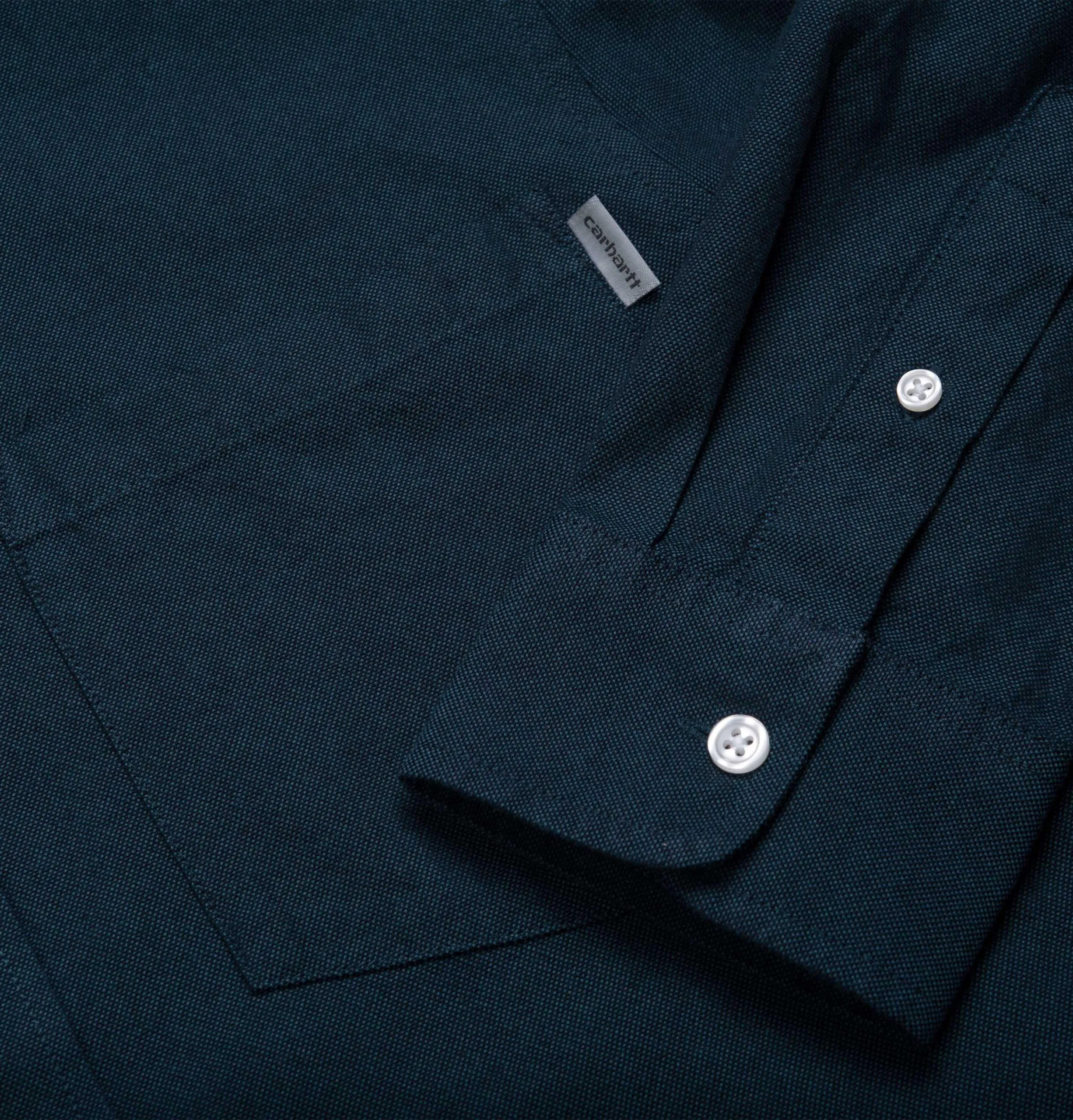 Carhartt WIP Dalton Shirt – Dark Navy – Heavy Rinsed