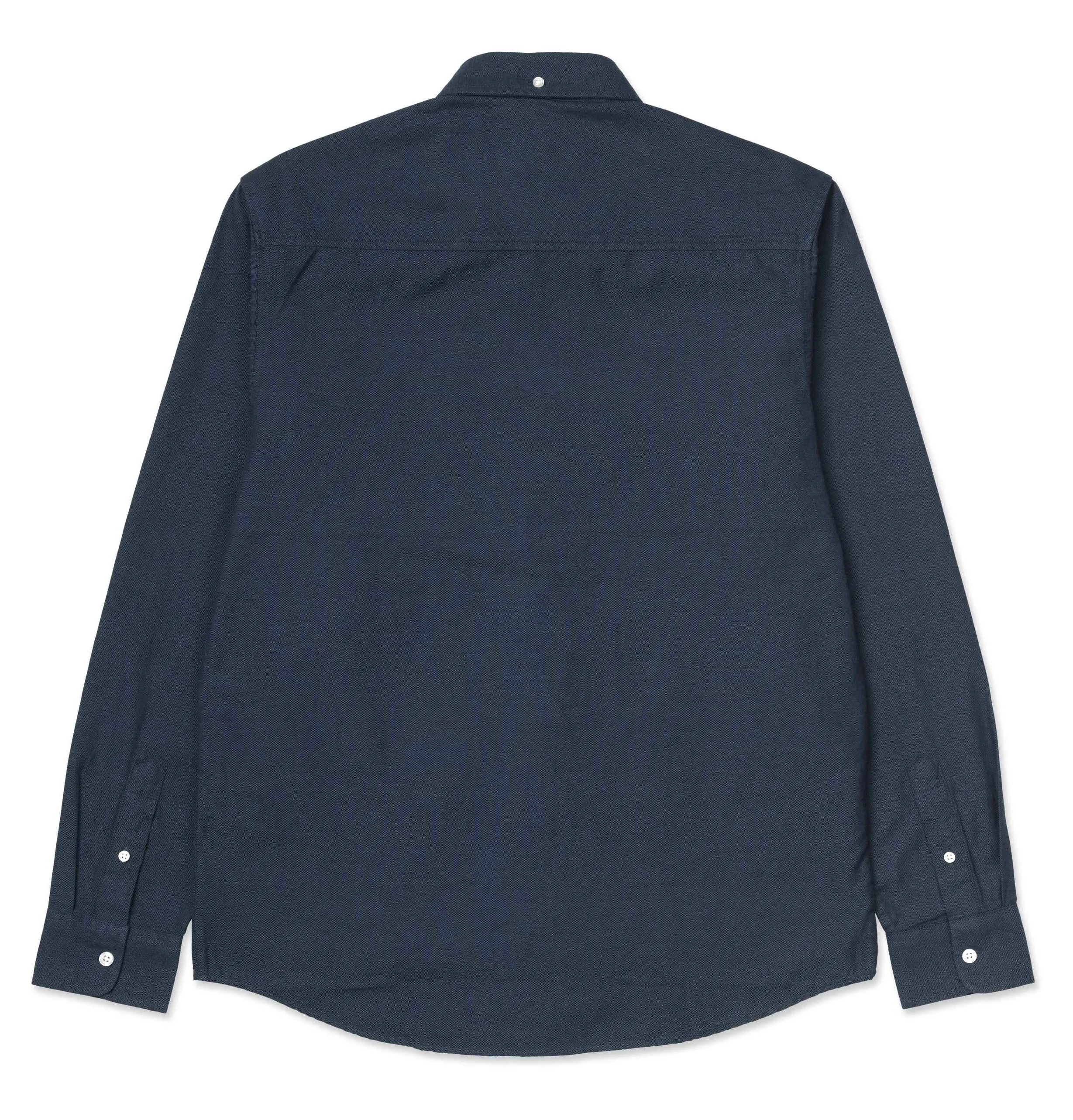 Carhartt WIP Dalton Shirt – Dark Navy – Heavy Rinsed