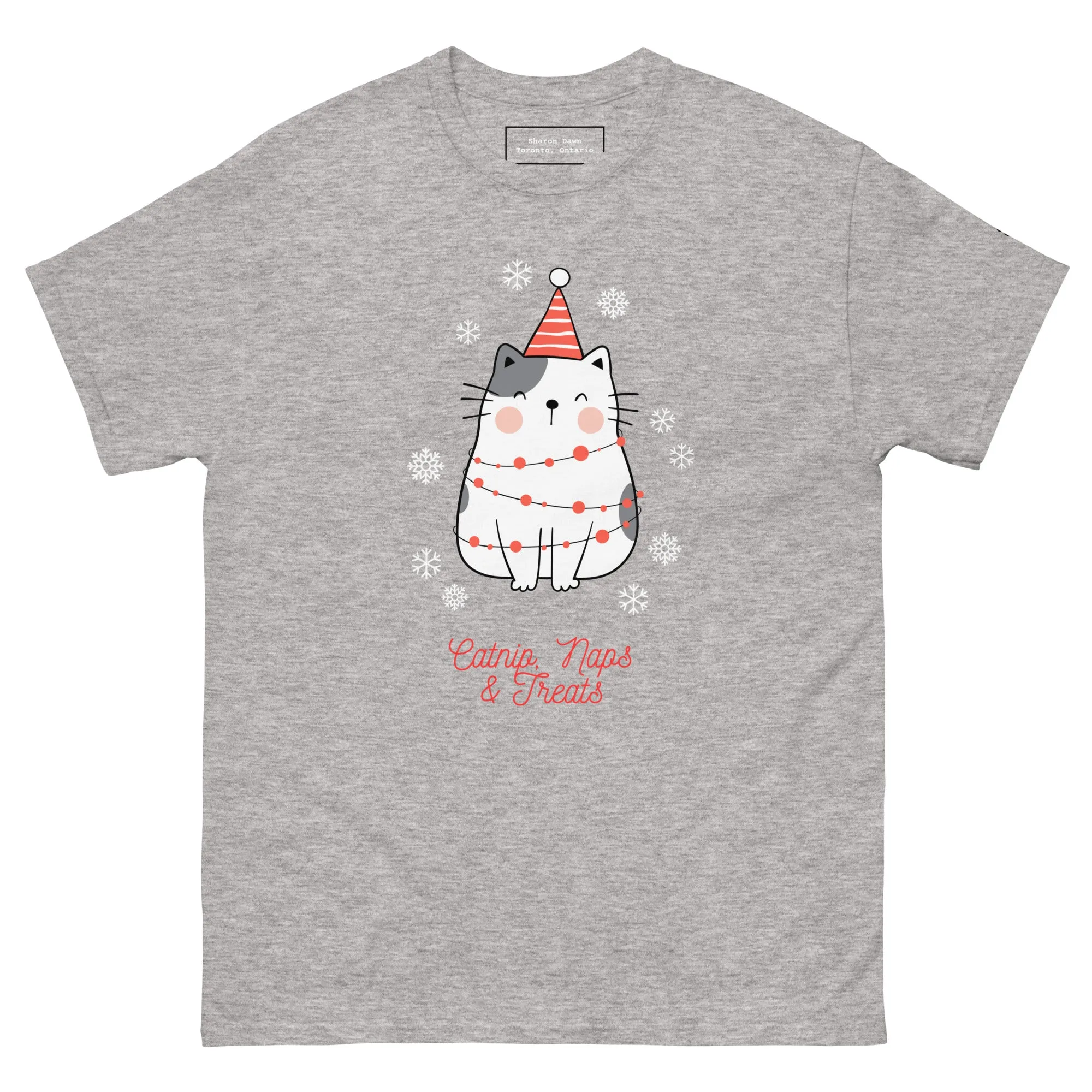 Catnip, Naps & Treats - Unisex classic t-shirt ~ Sharon Dawn Collection