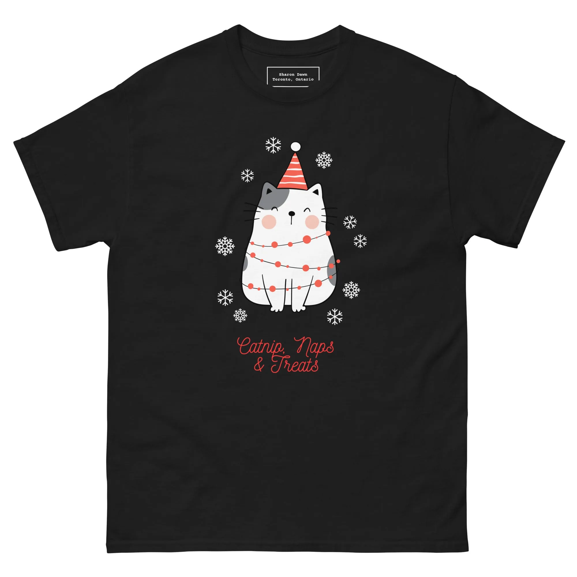 Catnip, Naps & Treats - Unisex classic t-shirt ~ Sharon Dawn Collection