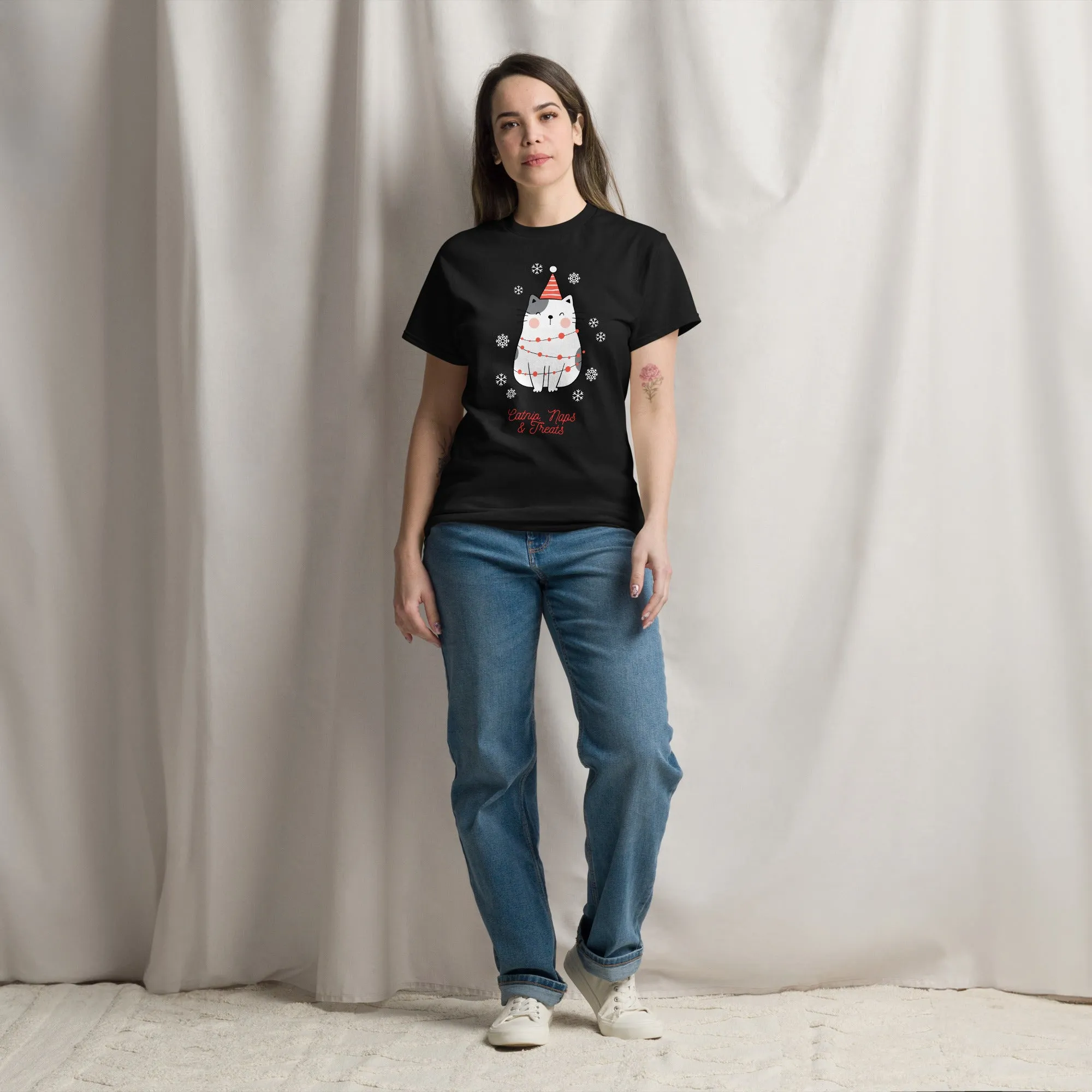 Catnip, Naps & Treats - Unisex classic t-shirt ~ Sharon Dawn Collection