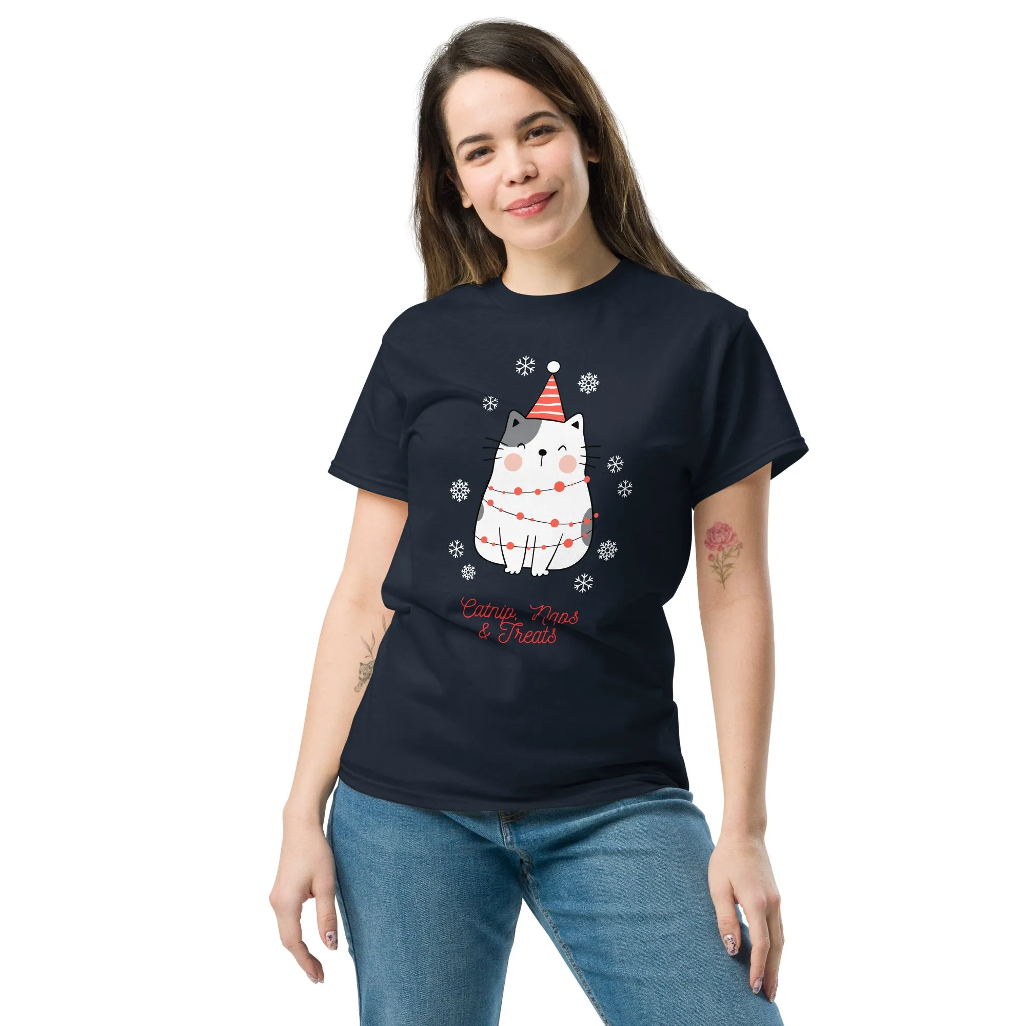 Catnip, Naps & Treats - Unisex classic t-shirt ~ Sharon Dawn Collection