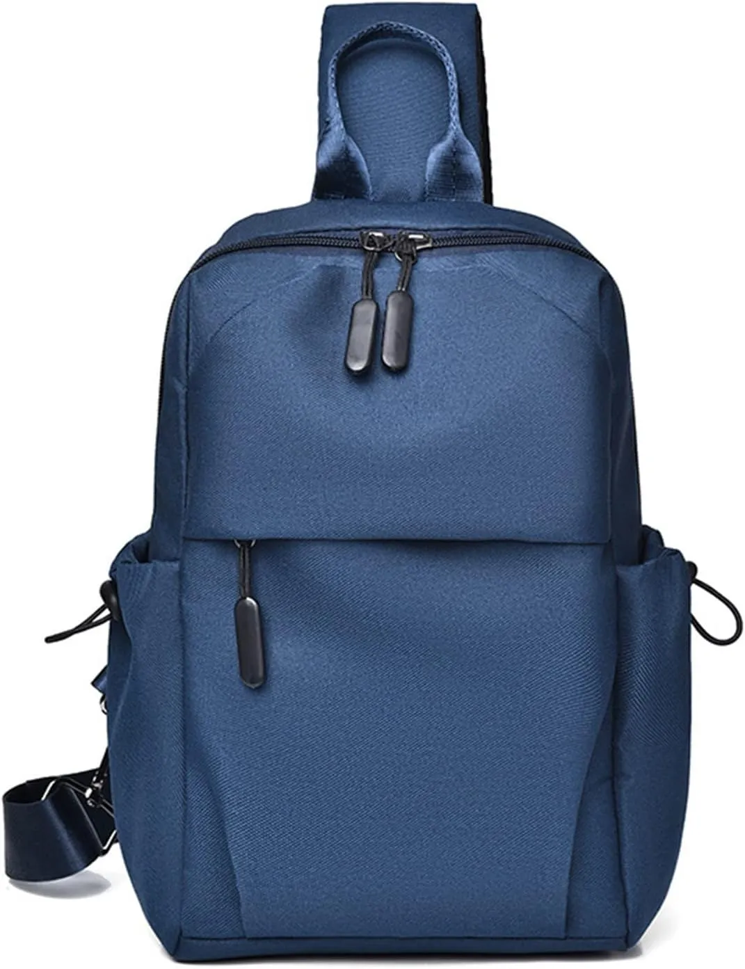Chest Bags For Men Leisure Daily Versatility Trend Border New Chest Bags For Men Sports Backpack 14in (Blue, One Size)