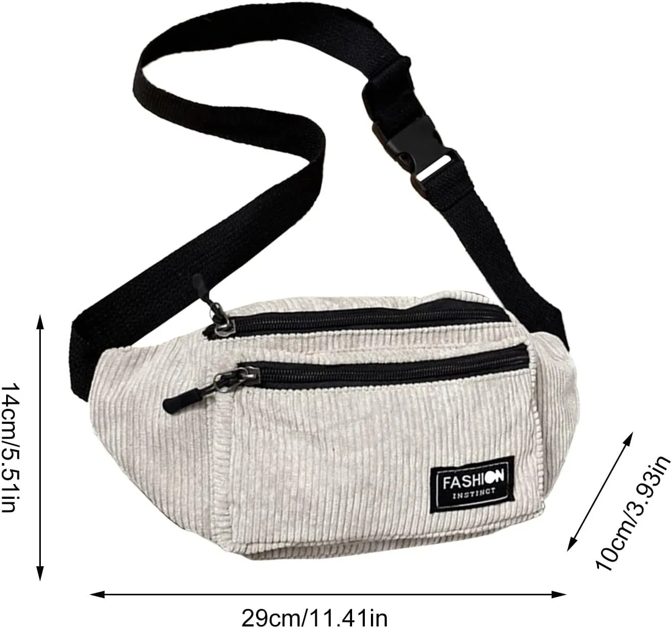 Chest Bags Texture Body Small Bags Sports Waist Bag Casual Shoulder Bag For Men Women Canvas Leather (Green, One Size)