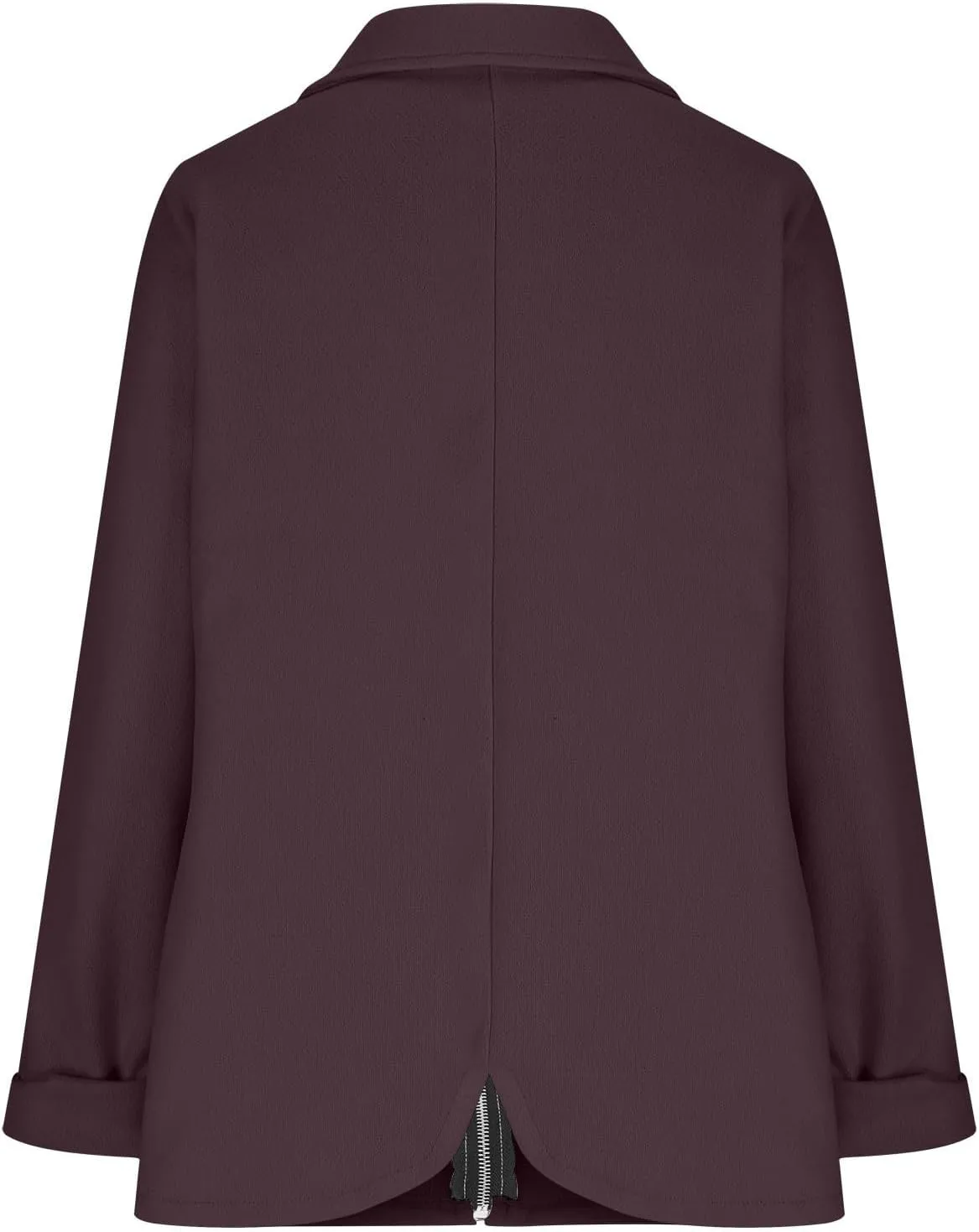 Coats for Women Oversized Long Sleeve Button Down Open Front Jackets Casual Comfy Hoodless Tops Outerwear