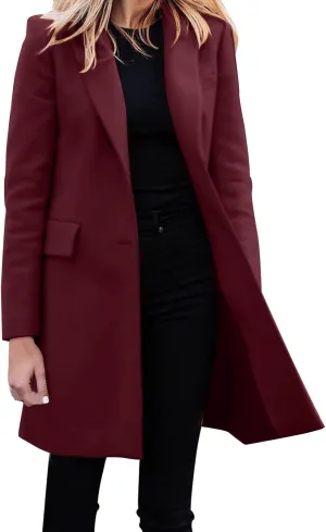 cooki Fall Jackets for Women 2023 Women's Trench Coat Double-Breasted Classic Lapel Overcoat Waterproof Coat Classic Jackets