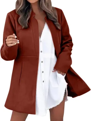 cooki Fall Jackets for Women 2023 Women's Trench Coat Double-Breasted Classic Lapel Overcoat Waterproof Coat Classic Jackets
