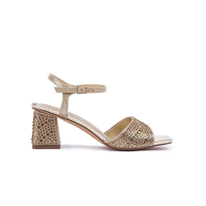 Crystal Metallic Heel UBF 01