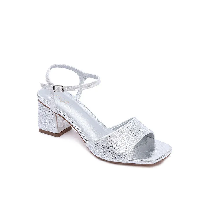 Crystal Metallic Heel UBF 01