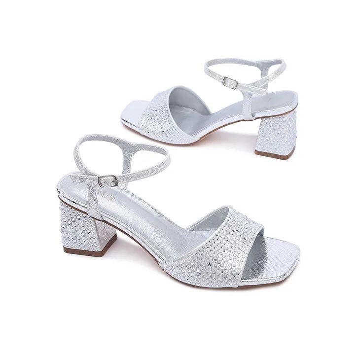 Crystal Metallic Heel UBF 01