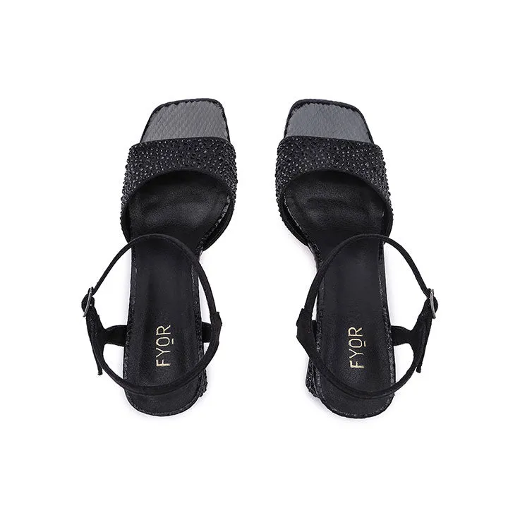 Crystal Metallic Heel UBF 01