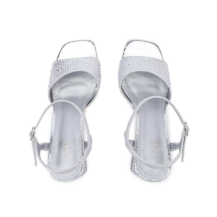 Crystal Metallic Heel UBF 01
