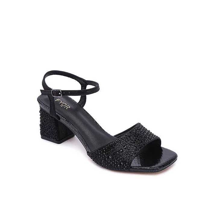 Crystal Metallic Heel UBF 01